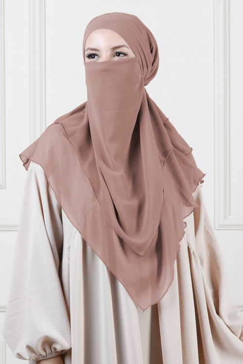 Orta Boy Sufle Khimar Bronz