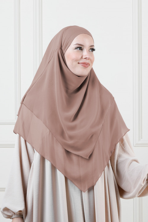 Orta Boy Sufle Khimar Bronz